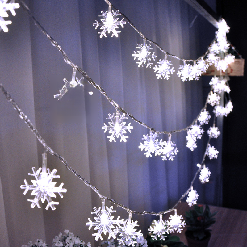 Luzes Decorativas de Natal - Tipo Floco de Neve