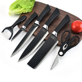 Conjunto de Facas em Aço Inoxidável Eco - 6 Peças