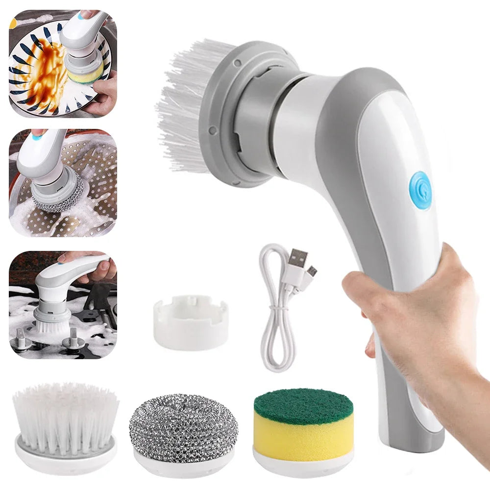 Escova de Limpeza Elétrica - CleanTech Pro