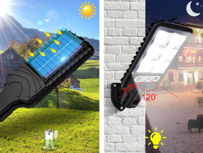 Refletor Solar Led 72 COB Outdoor